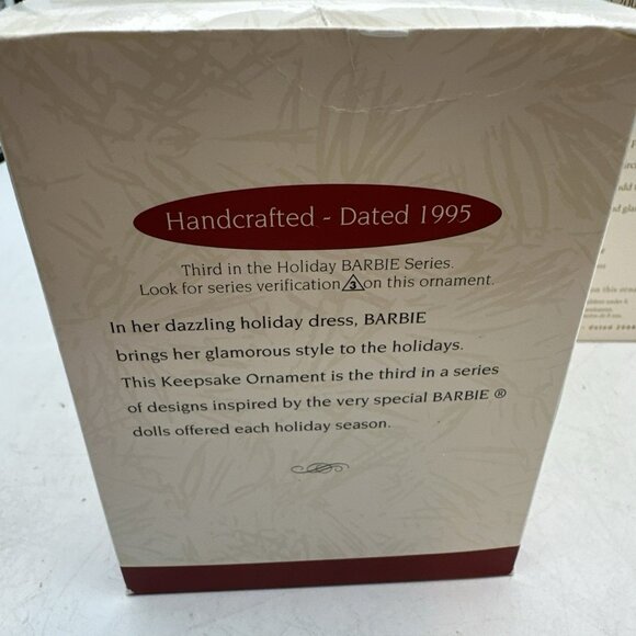 Hallmark Keepsake Celebration Barbie Collectors Series Ornament 1995 2006 2008 - Picture 7 of 15